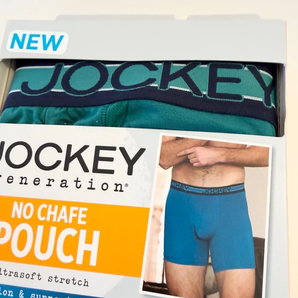 Jockey Generation 3pk Microfiber No Chafe Pouch Boxer Briefs LG NWT